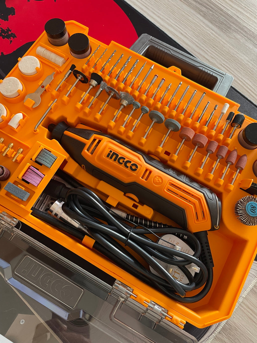 Ingco Mini Grinder 130W Set 252 Pcs