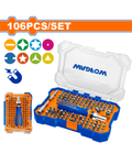 Wadfow 106 Pcs Screwdriver Bits Set - ToolMaster Sri Lanka