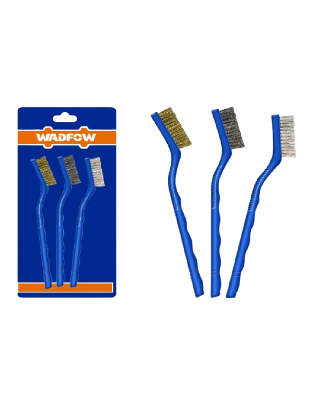 Wadfow 3 Pcs Abrasive Brush Set - ToolMaster Sri Lanka