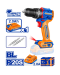 Wadfow Compact Brushless Cordless Impact Drill 20V 45Nm - ToolMaster Sri Lanka