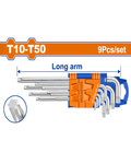 Wadfow Long Arm Torx Key 9Pcs Set - ToolMaster Sri Lanka