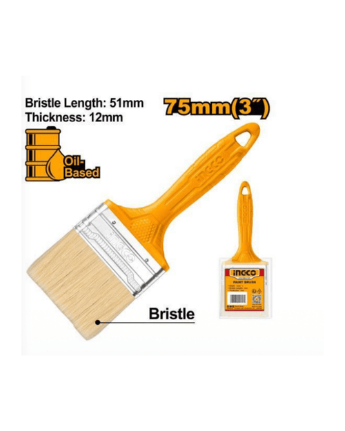 Ingco 3" Oil Based Paint Brush - ToolMaster - Sri Lanka's Trusted Powertool Store.