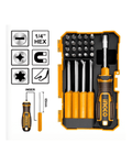 Ingco 30 Pcs Interchangeable Screwdriver and Bits Set - ToolMaster - Sri Lanka's Trusted Powertool Store.