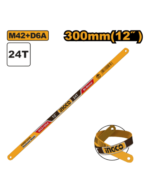 Ingco Bi-Metal Hacksaw Blade 24T - ToolMaster - Sri Lanka's Trusted Powertool Store.