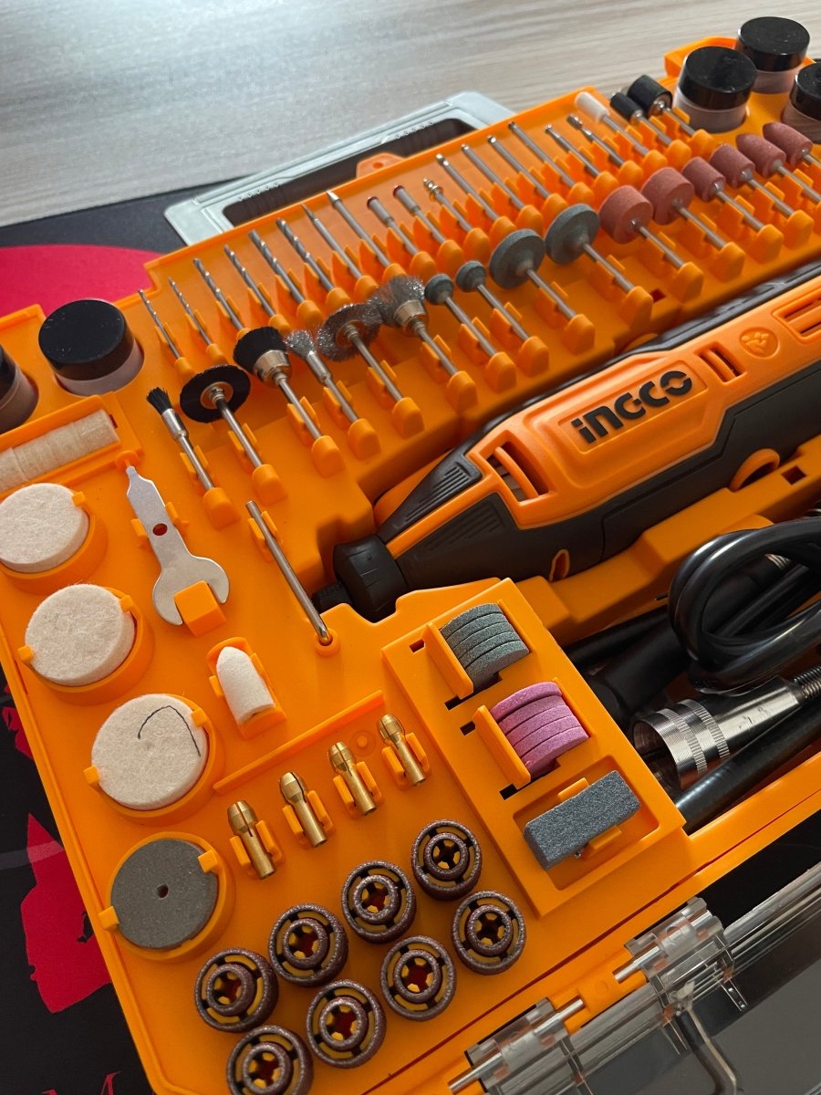 Ingco Mini Grinder 130W Set 252 Pcs- ToolMaster Sri Lanka