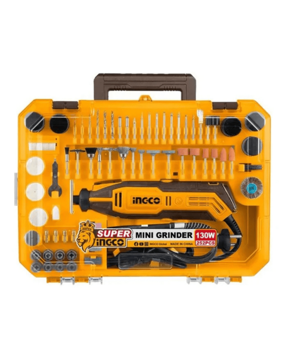 Ingco Mini Grinder 130W Set 252 Pcs- ToolMaster Sri Lanka