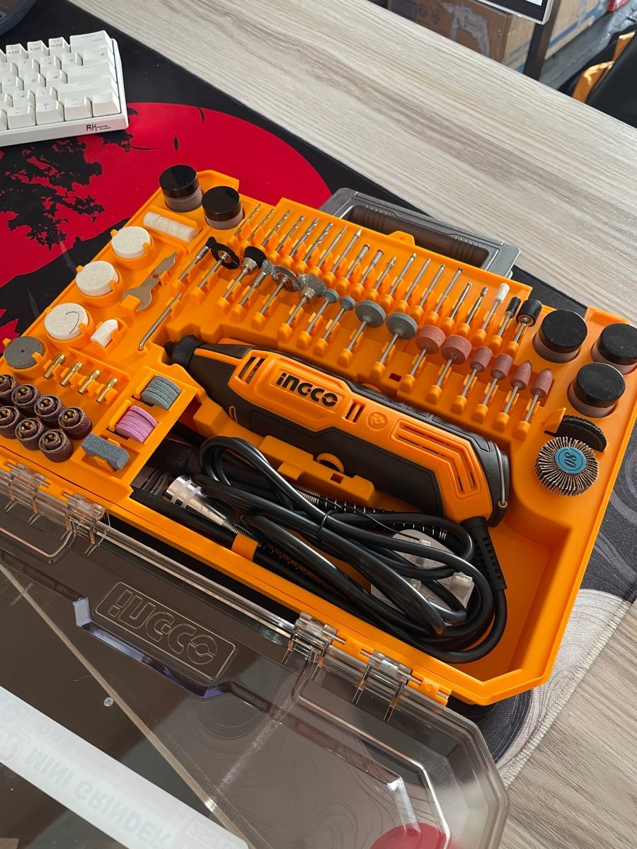 Ingco Mini Grinder 130W Set 252 Pcs- ToolMaster Sri Lanka