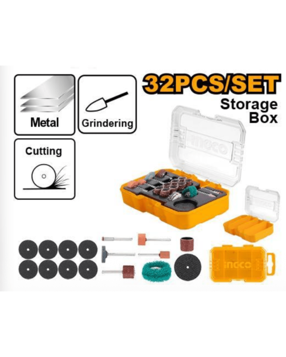 Ingco Sanding & Grinding Set for Mini Drill - ToolMaster - Sri Lanka's Trusted Powertool Store.