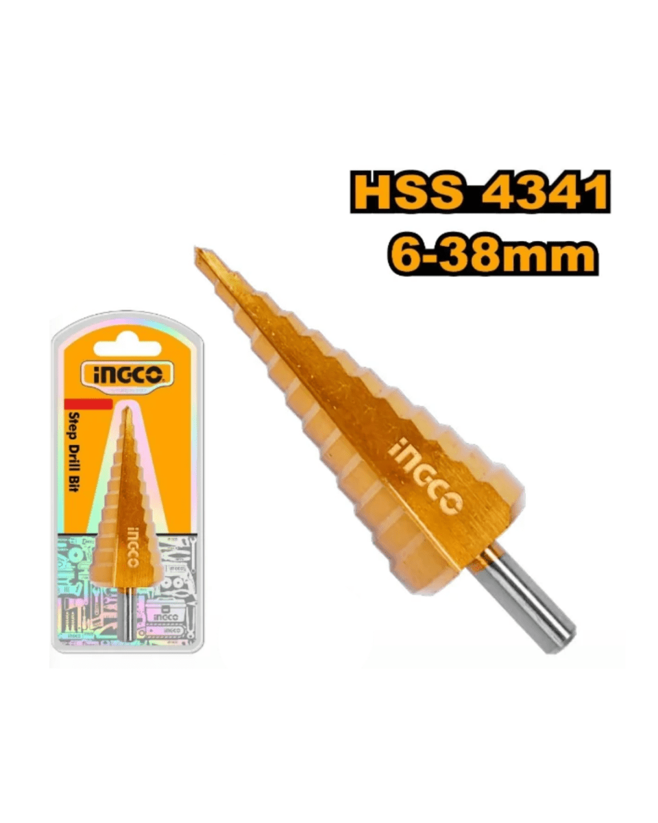 Ingco Step Drill Bit 6-38mm - ToolMaster - Sri Lanka's Trusted Powertool Store.