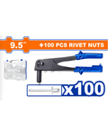 Wadfow 101 Pcs Hand Riveter & Rivets Set - ToolMaster - Sri Lanka's Trusted Powertool Store.