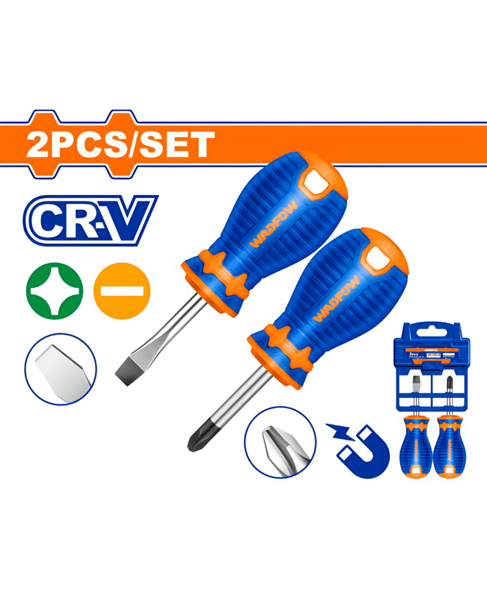 Wadfow 2Pcs Screwdriver Set - ToolMaster - Sri Lanka's Trusted Powertool Store.