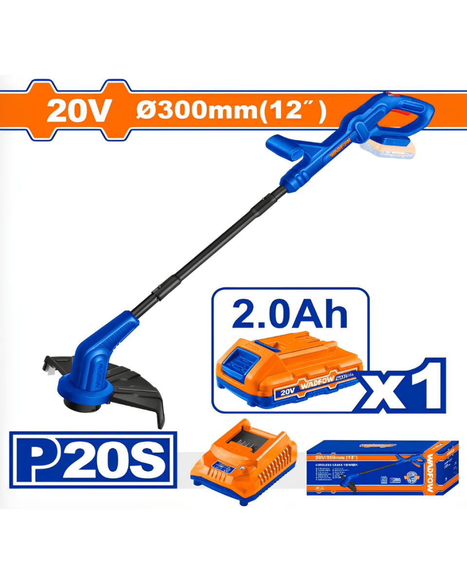 Wadfow Cordless Grass Trimmer 20V - ToolMaster - Sri Lanka's Trusted Powertool Store.
