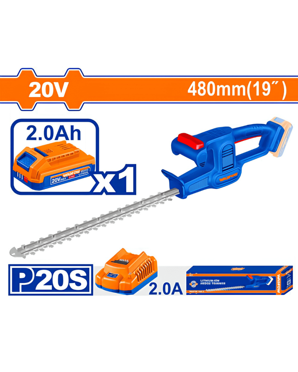Wadfow Cordless Hedge Trimmer 20v - ToolMaster - Sri Lanka's Trusted Powertool Store.