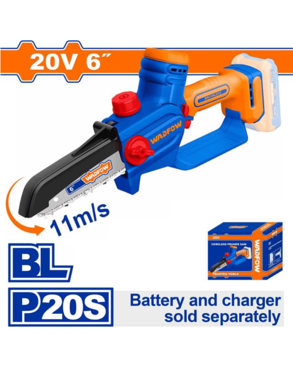 Wadfow Cordless Pruner Saw 20v - ToolMaster - Sri Lanka's Trusted Powertool Store.
