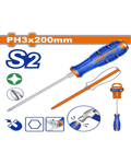 Wadfow Go-Through Phillips Screwdriver PH3 X 200mm - ToolMaster - Sri Lanka's Trusted Powertool Store.