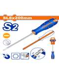 Wadfow Go-Through Slotted Screwdriver SL8 X 200mm - ToolMaster - Sri Lanka's Trusted Powertool Store.