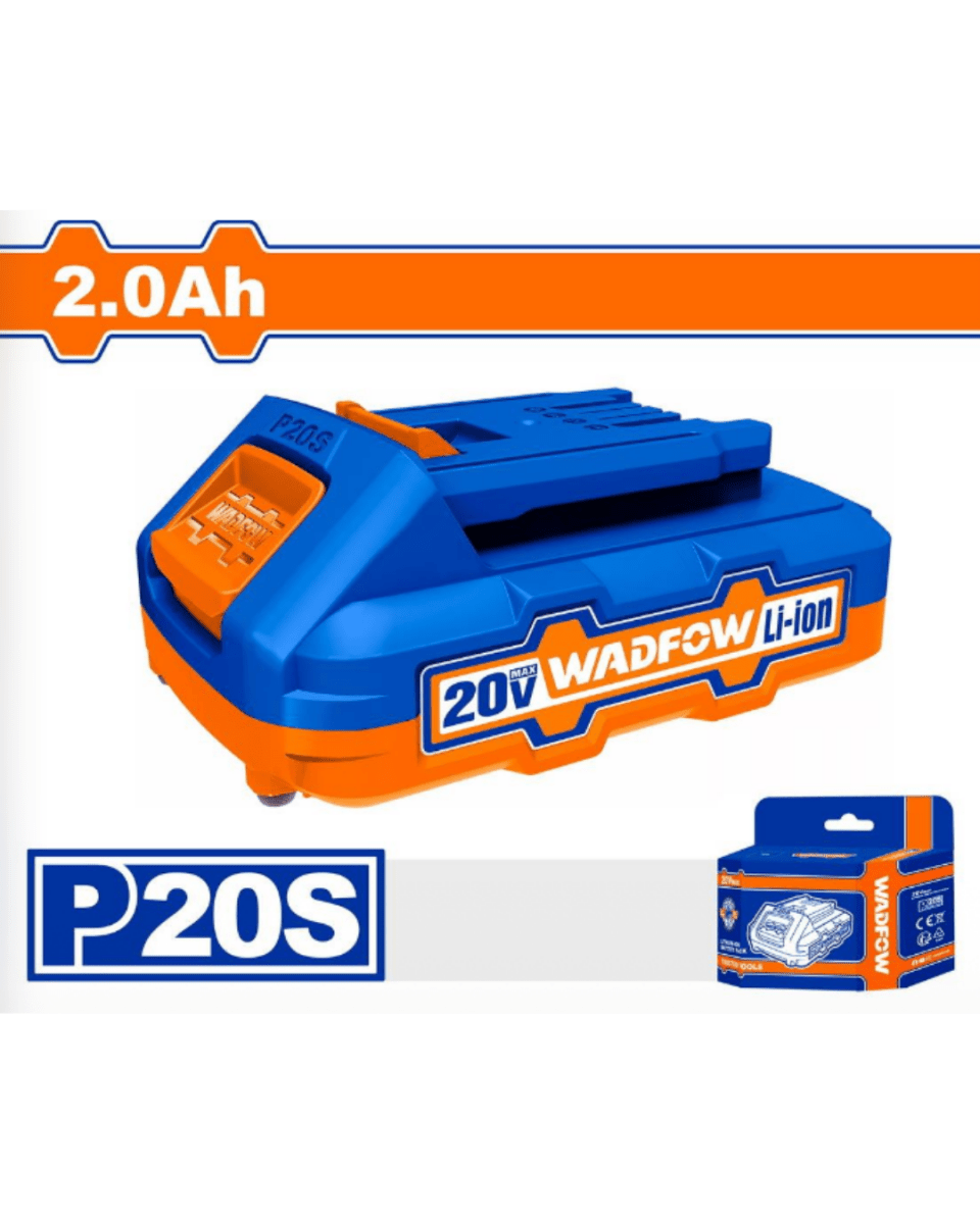 Wadfow Lithium-Ion Battery Pack 20V 2.0Ah - ToolMaster - Sri Lanka's Trusted Powertool Store.