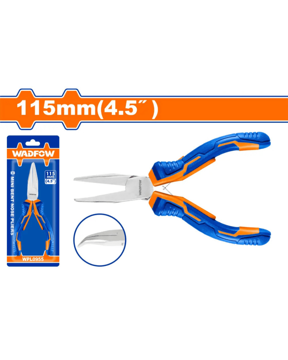 Wadfow Mini Bent Nose Pliers 4.5" 115mm- ToolMaster Sri Lanka