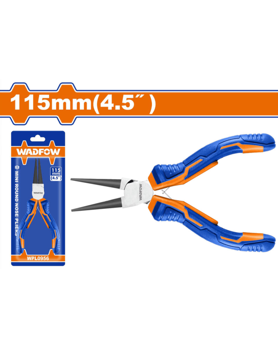 Wadfow Mini Round Nose Pliers 4.5" 115mm - ToolMaster - Sri Lanka's Trusted Powertool Store.