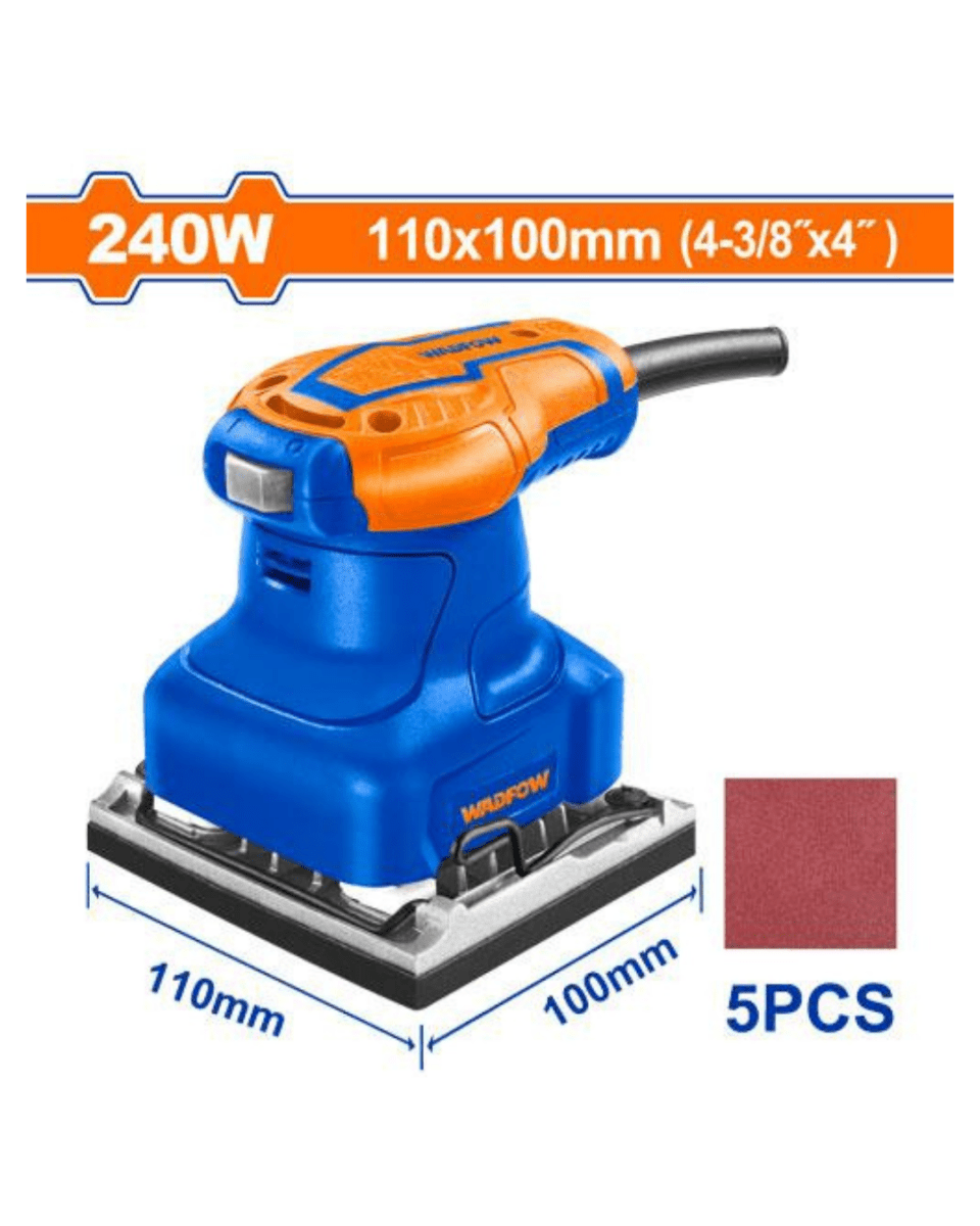 Wadfow Palm Sander 240W 110mmx100mm- ToolMaster Sri Lanka